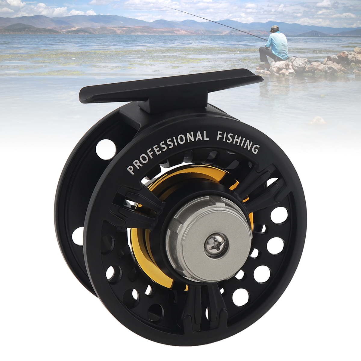 Ice Fishing Reel - Roda Pancing Es Perlengkapan Ikan Terbang