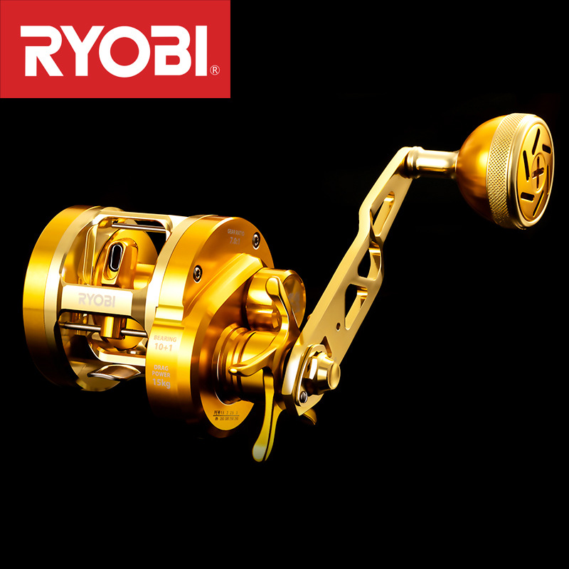 Ice Fishing Reel - Reel pancing JapanRYOBIRyobiVARIUSValius Gold Iron Plate