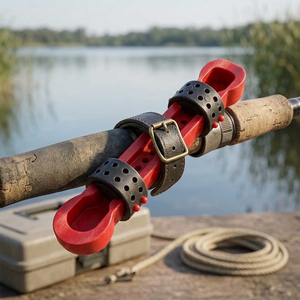 Reel Handle - Penggulung Reel Pancing Plastik dengan Gesper