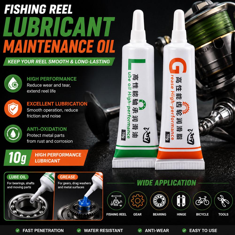 Set Pelumas Minyak untuk Reel  - Reel Grease ulasan dan harga