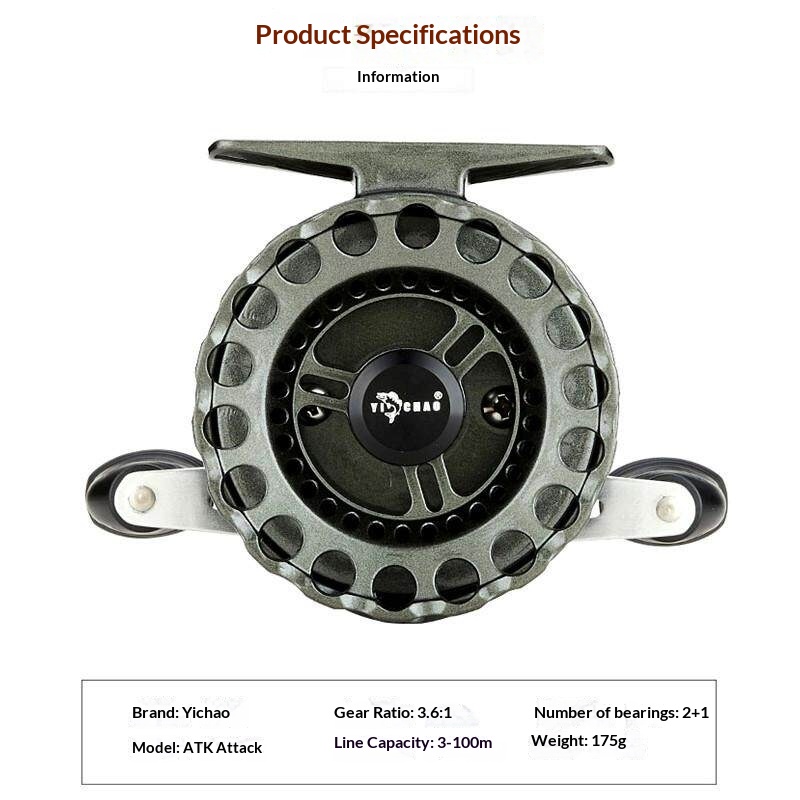 YI CHAO Atk Raft Fishing Reel  - Ice Fishing Reel ulasan dan harga