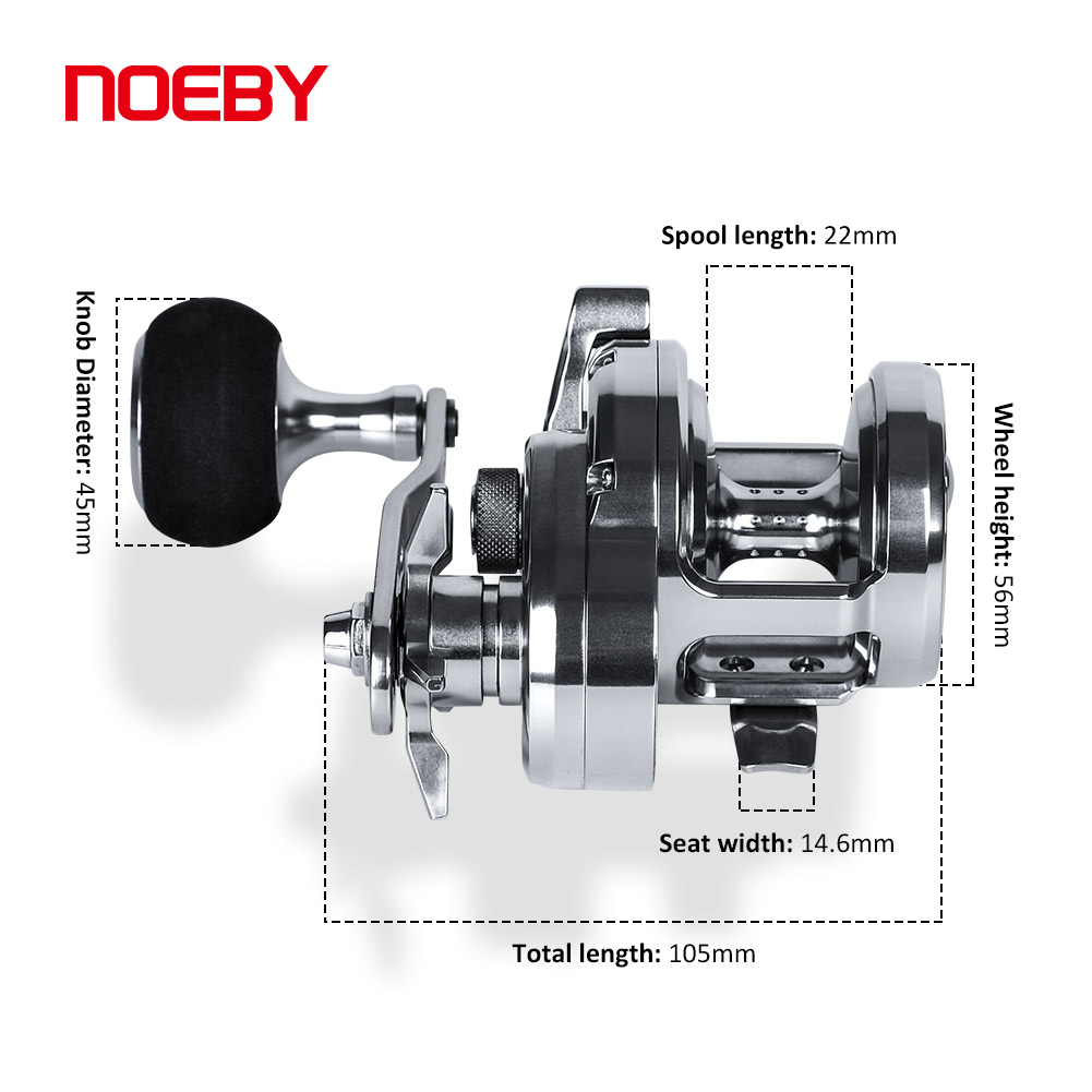 NOEBY Slow Pitch Jigging Reel  - Trolling Reel ulasan dan harga
